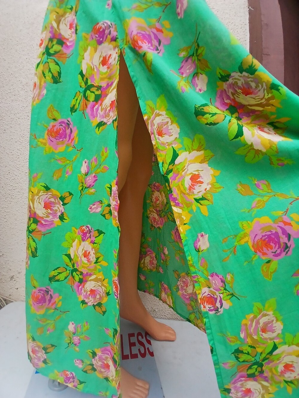 NWT J.Crew Green Floral Cotton Maxi Skirt Cottagecore Garden Party Size M - Picture 4 of 14